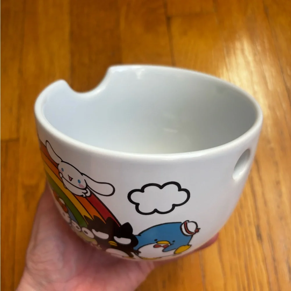Sanrio Hello Kitty Friends Rainbow Chopstick Ramen Bowl
